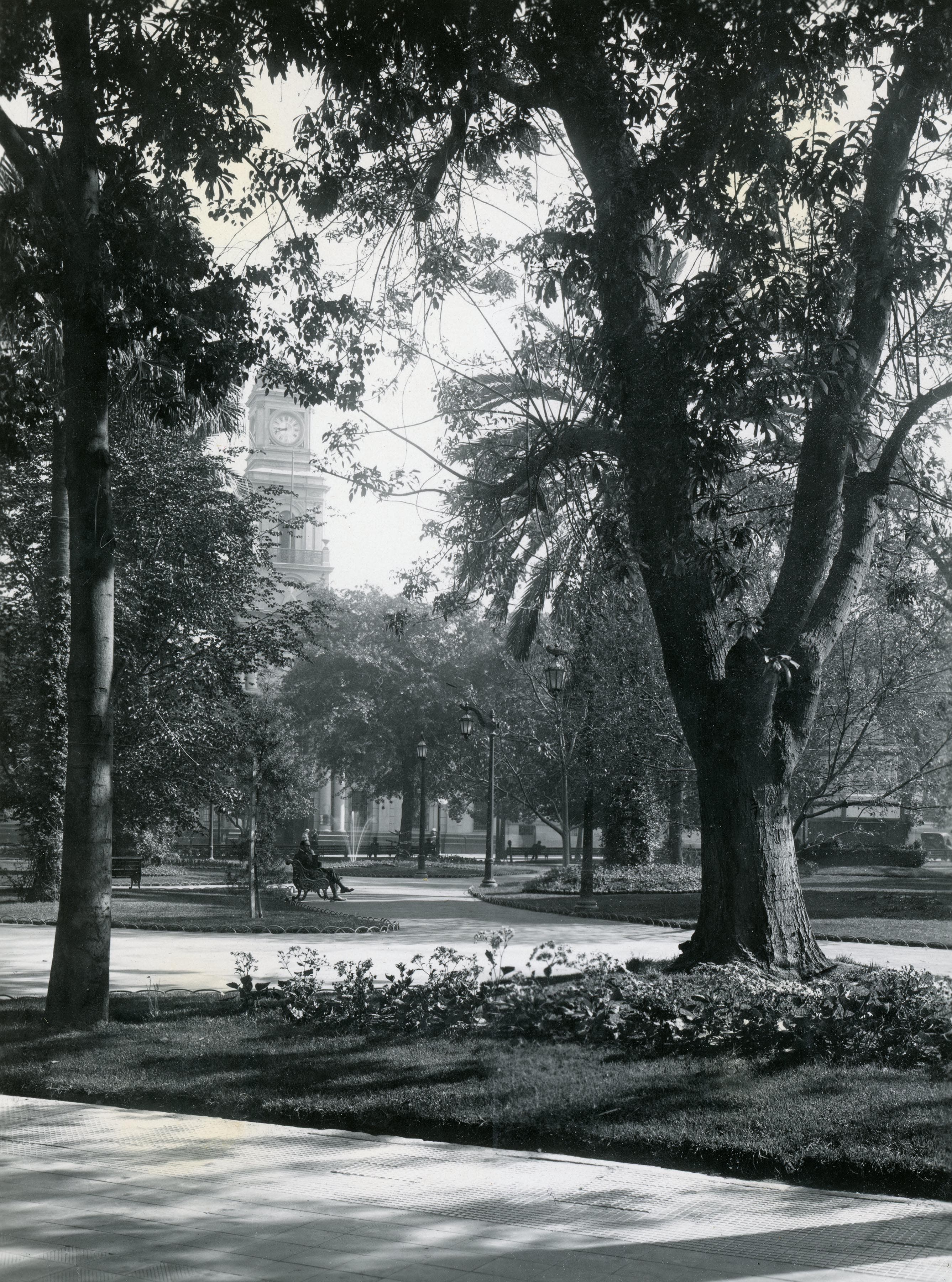 Plaza de Armas de Santiago, 1930