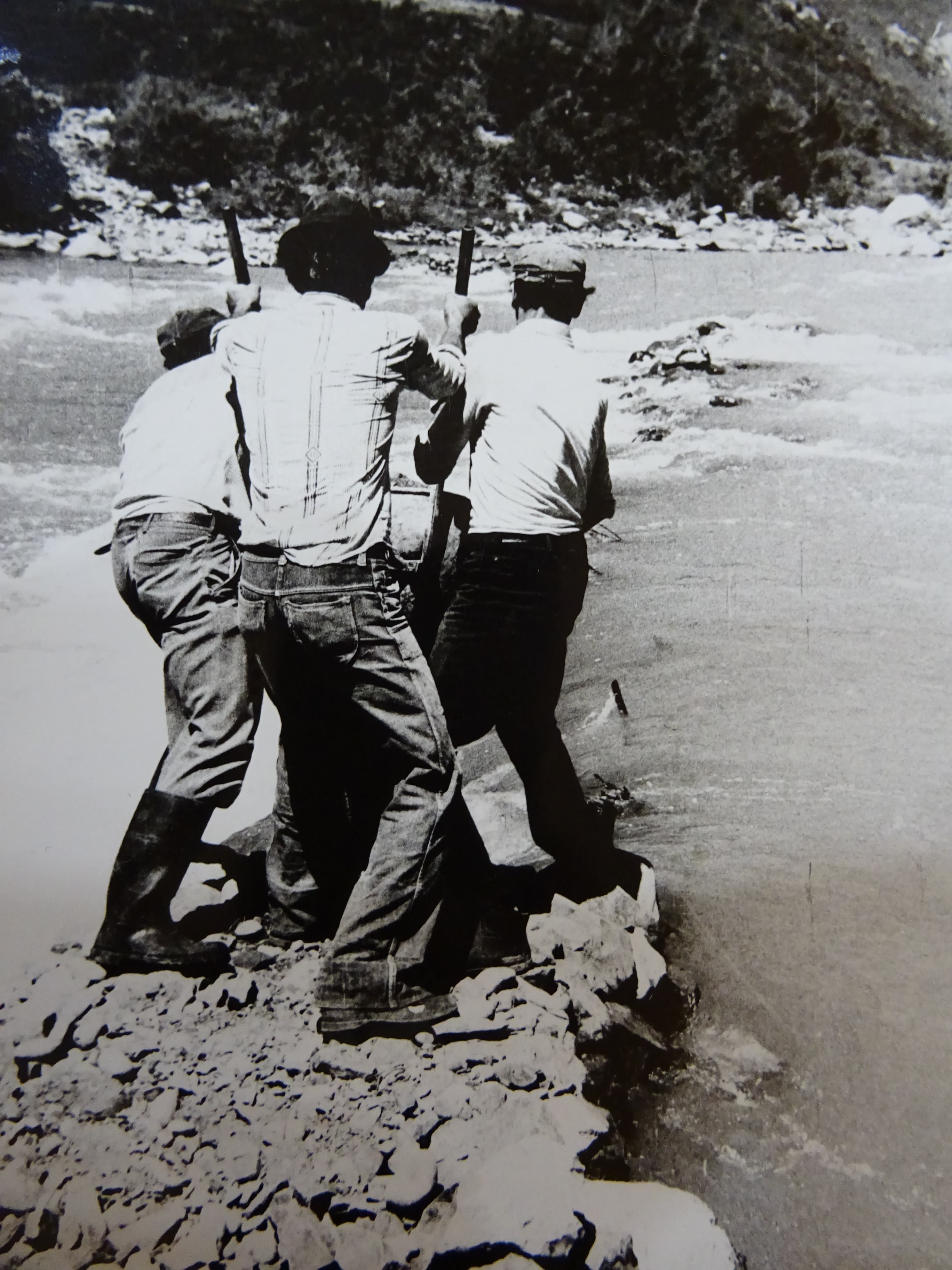 Construcción de Toma bocatoma Canal Melado, 1961