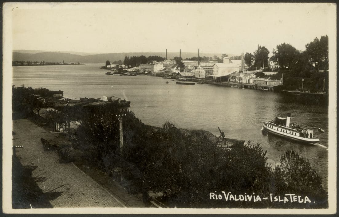 Ribera del Río Valdivia, 1950