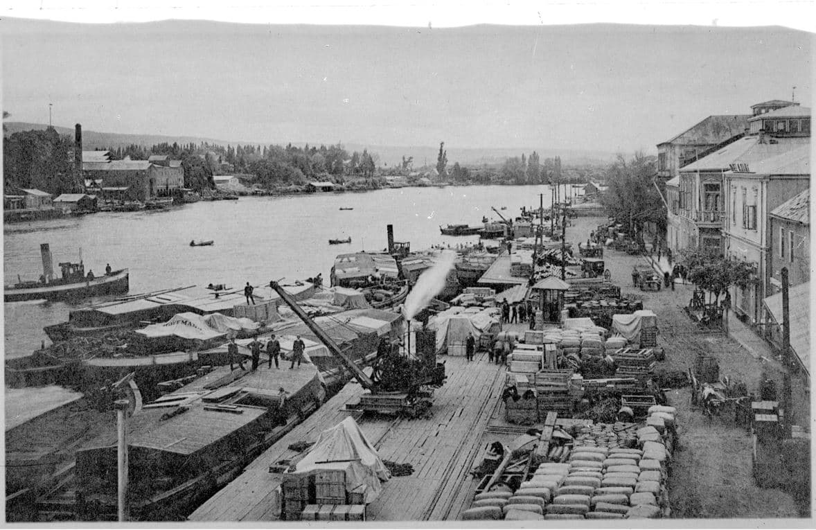 Aduana de la ciudad de Valdivia - Puerto de cabotaje, 1907