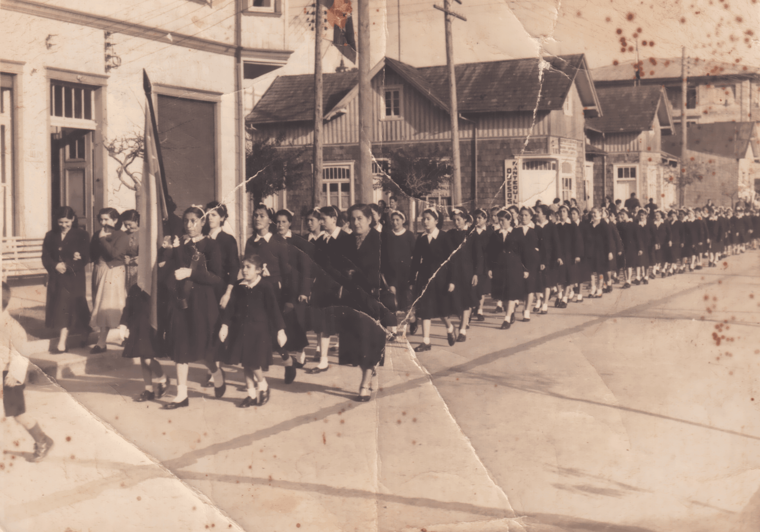 Aniversario del Combate Naval de Iquique, Puerto Varas, 1950