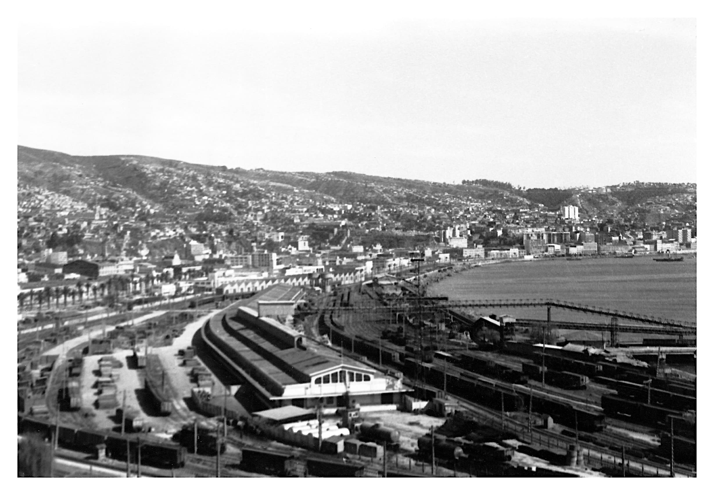 Estación y Maestranza Barón de Ferrocarriles del Estado de Chile, 1970