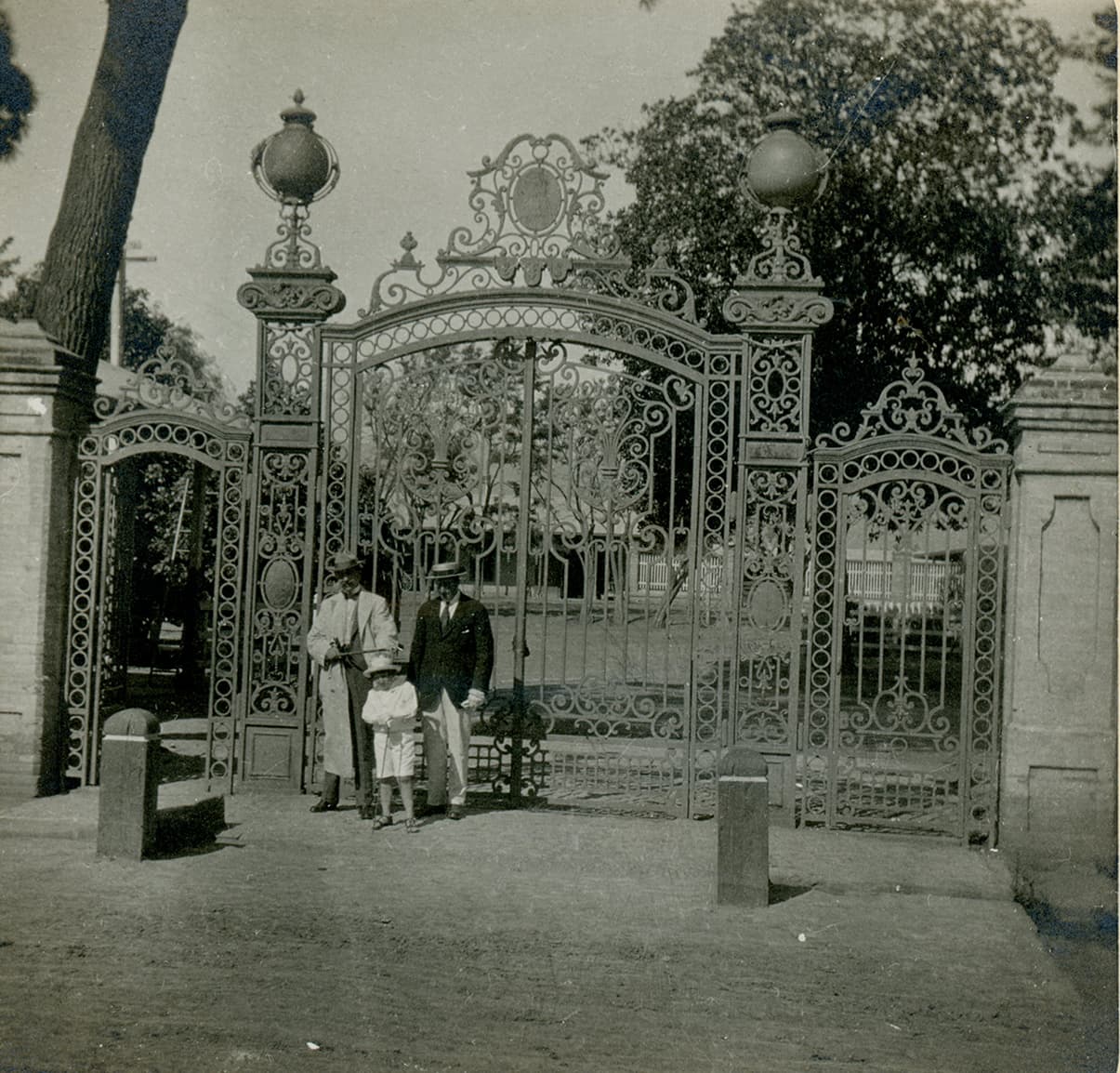 Acceso a Hacienda Quilpué San Felipe ca. 1915