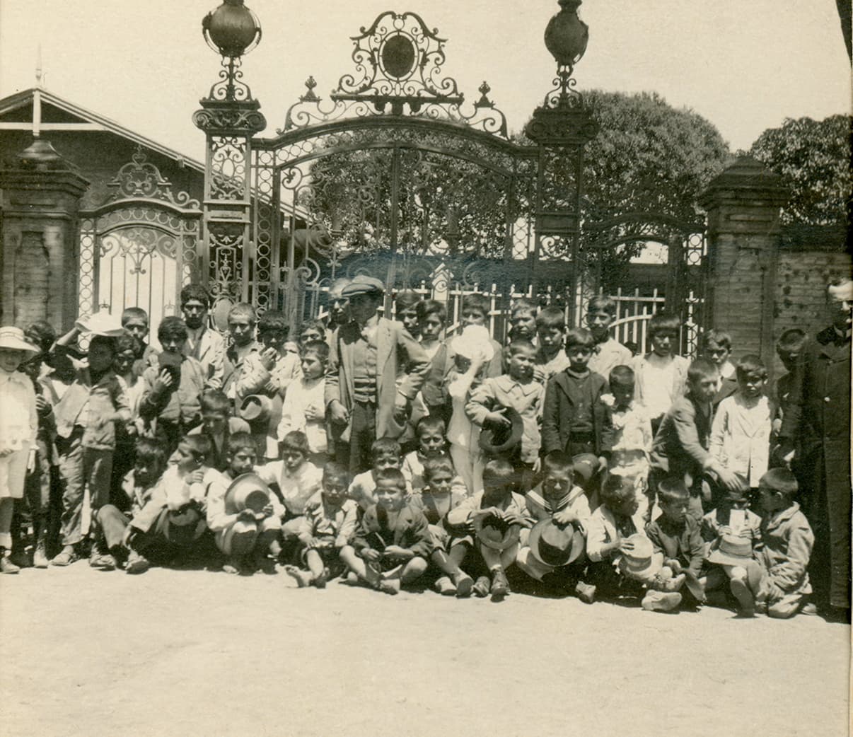 Acceso a Hacienda Quilpué San Felipe ca. 1915