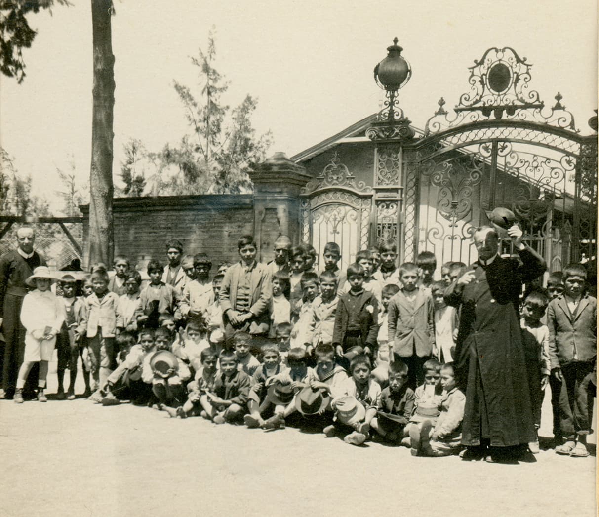 Acceso a Palacio Hacienda Quilpué San Felipe ca. 1915