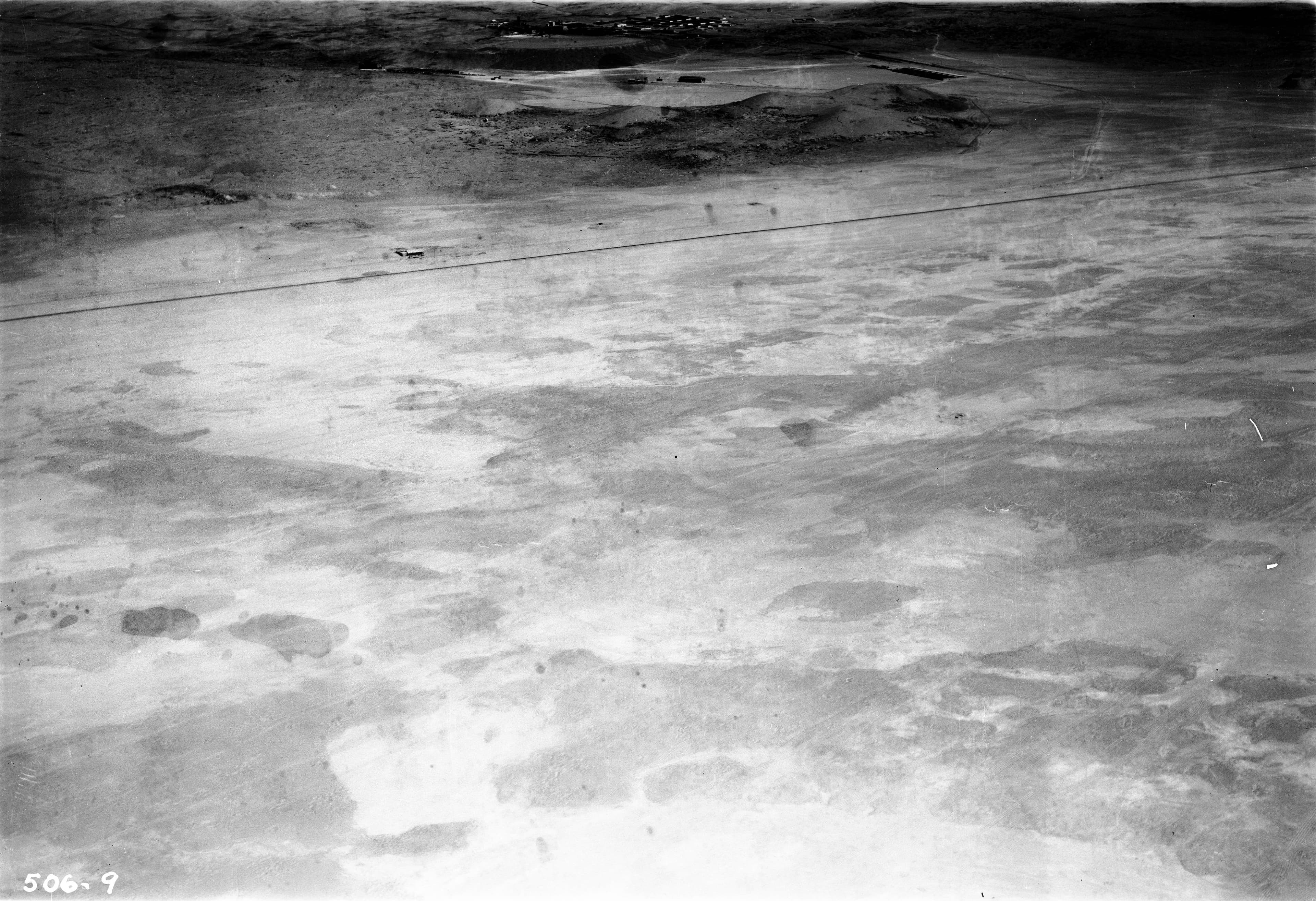 Vista aérea cerca de La Noria 1937.