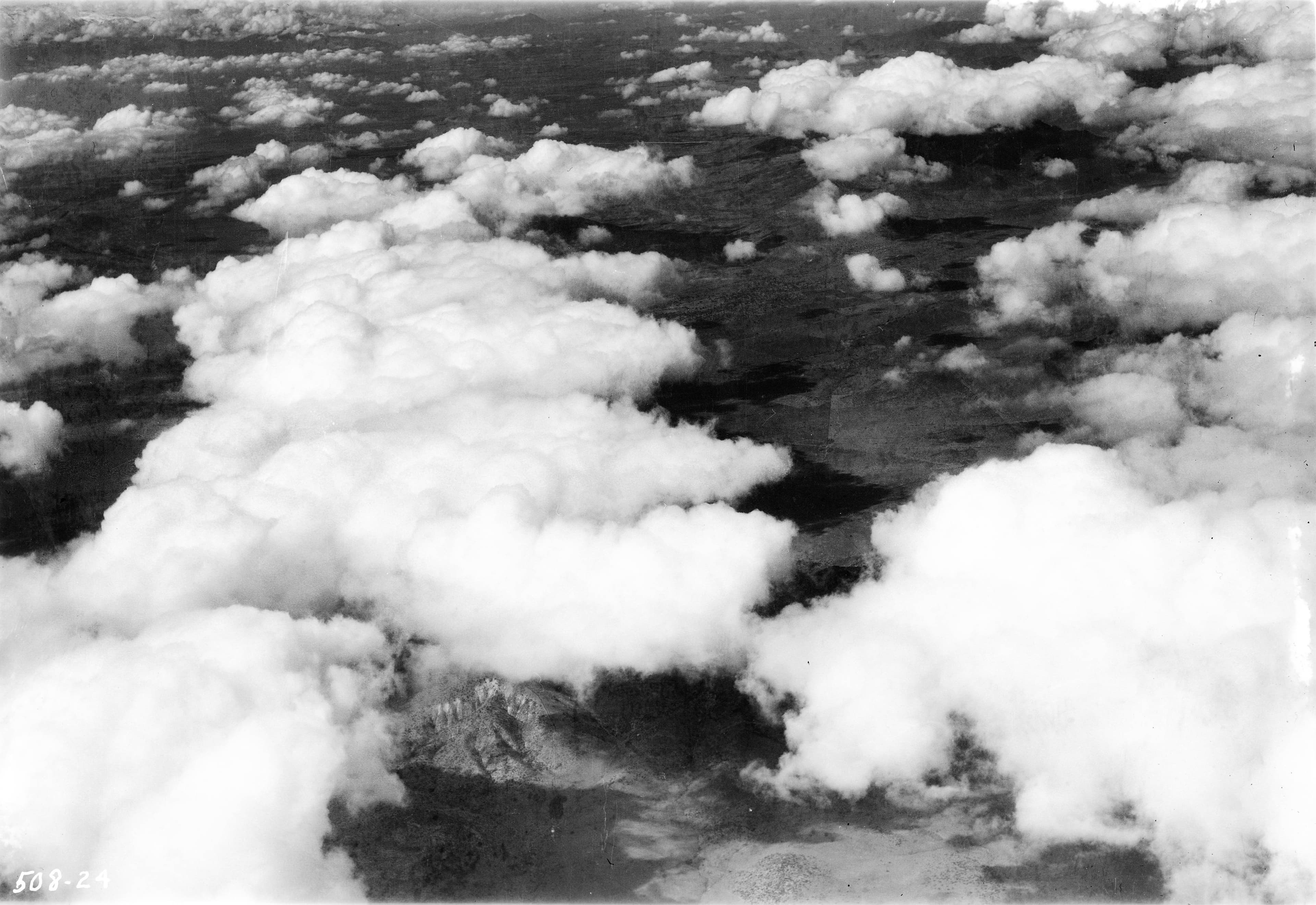 Vista aérea de Til Til 1937.