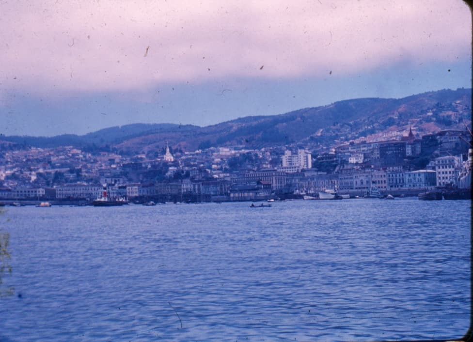 Valparaíso desde el mar, 1953