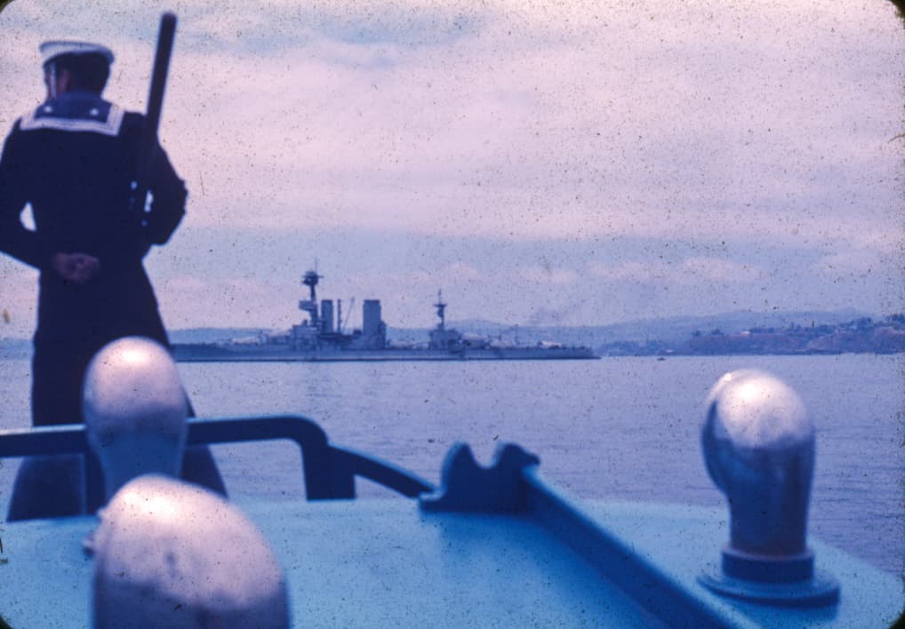 Valparaíso, ejercicios de la Armada de Chile, 1953