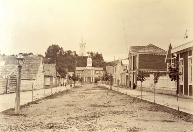 Calle Renjifo, Puerto Montt, 1893.
