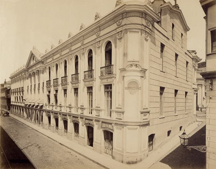 Calle Cochrane de Valparaíso, ca. 1870s