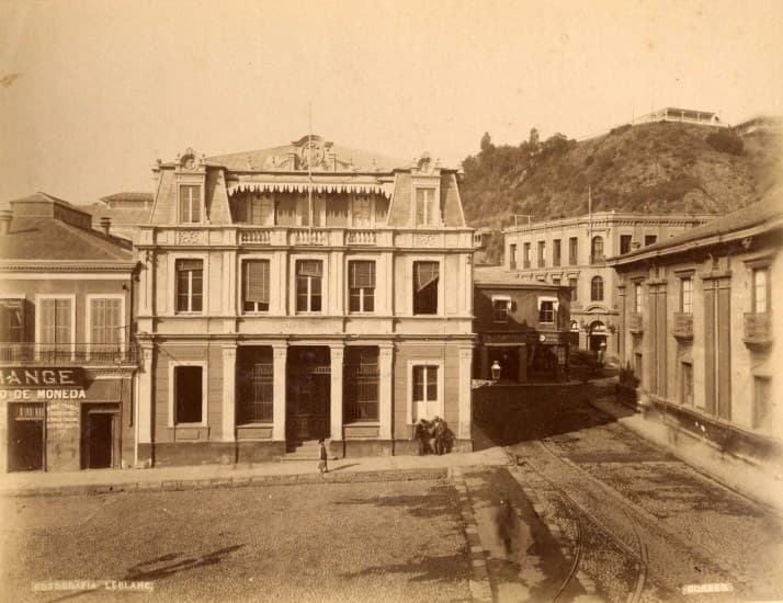 Correos de Valparaíso en 1888
