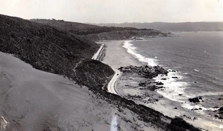Playa de Reñaca en 1920