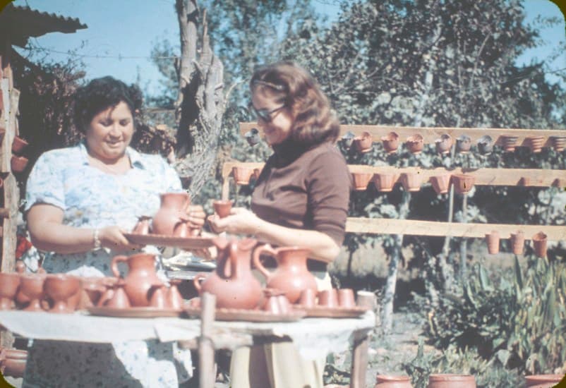 Alfarería en Pomaire, década de 1960