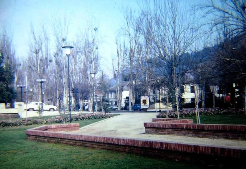 Borde Río Mapocho altura Los Leones, 1987