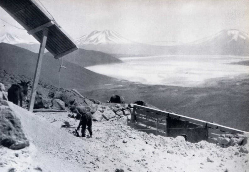 Volcan Ollagüe 1959