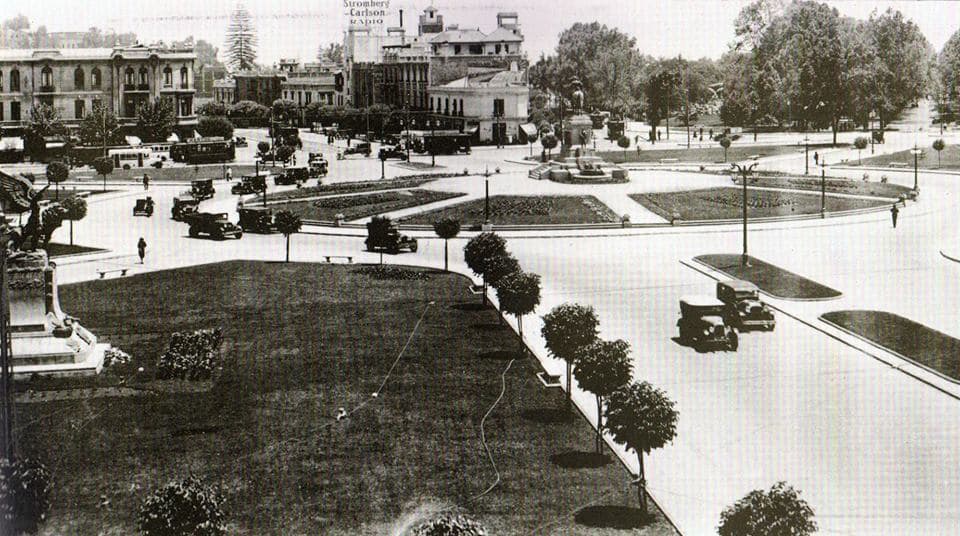 Plaza Baquedano en 1930