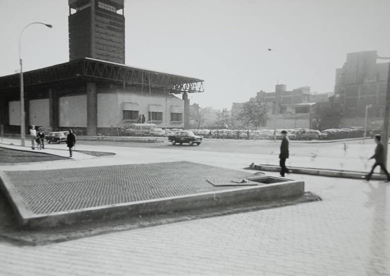 La Alameda y el edificio de la UNCTAD III en 1972