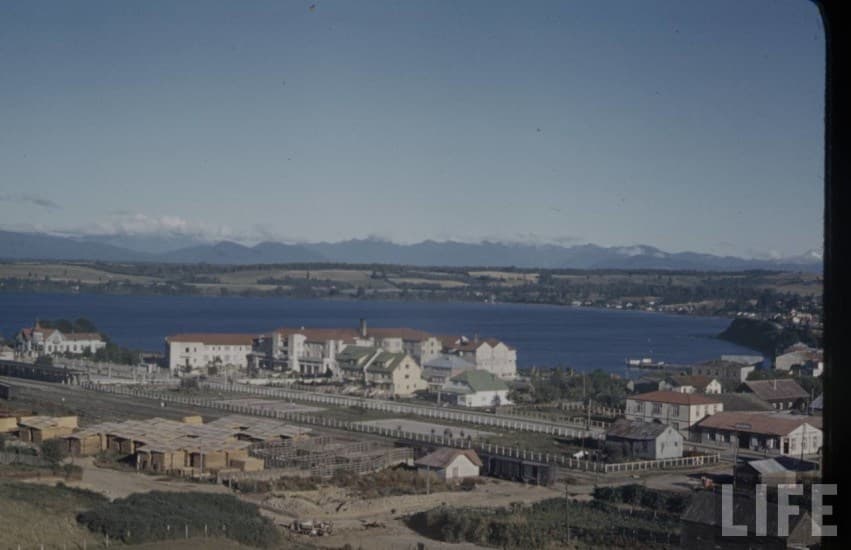 Vista de Puerto Varas en 1941