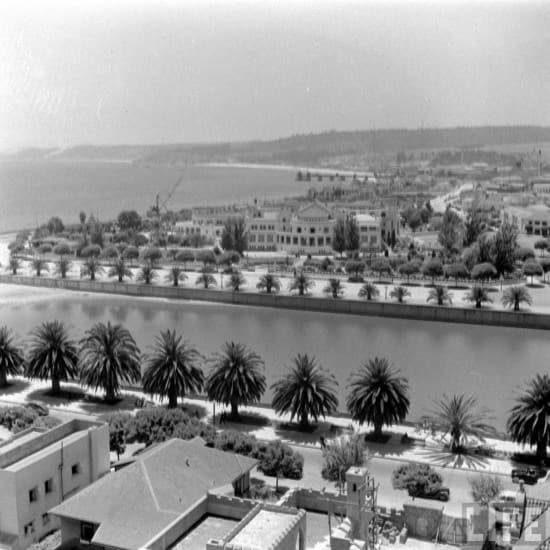Estero Marga Marga de Viña del Mar en 1941