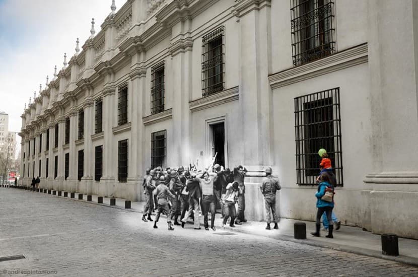 Fotomontaje 11 de Septiembre de 1973