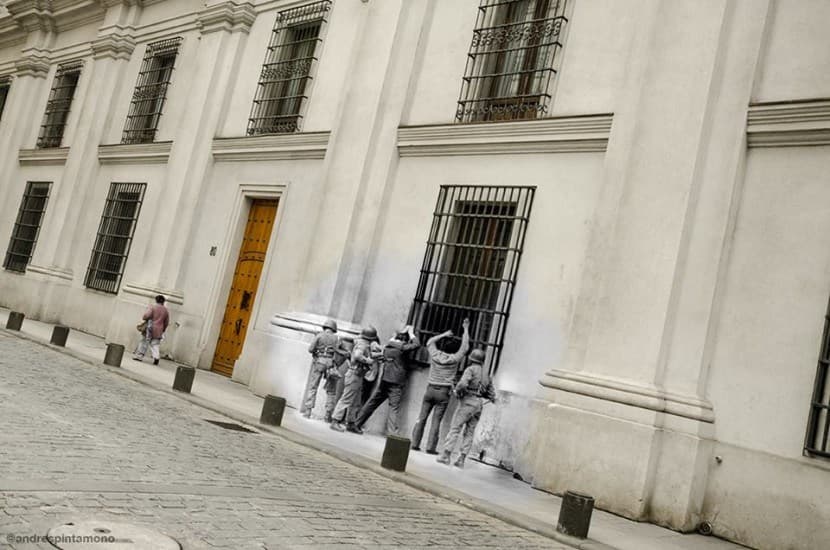Fotomontaje 11 de Septiembre de 1973