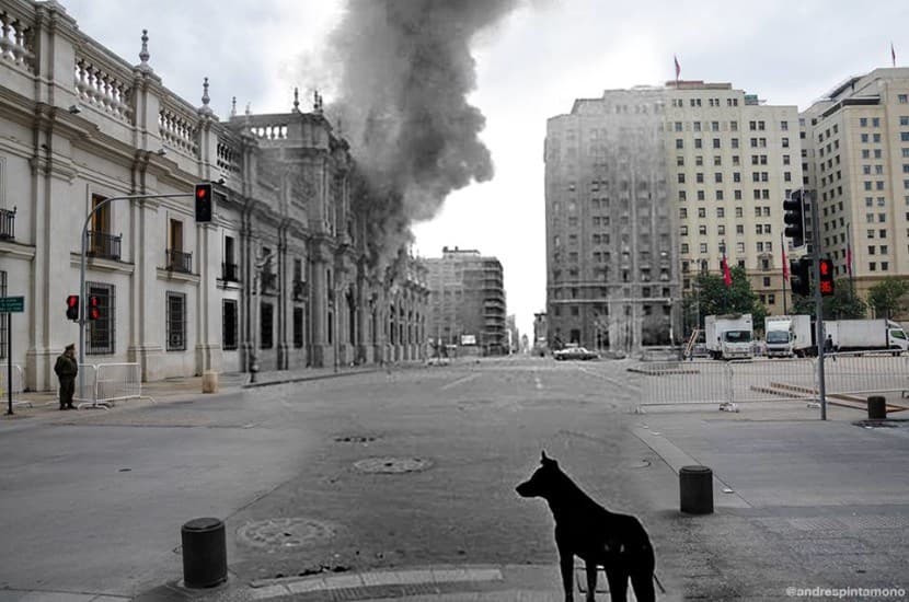 Fotomontaje 11 de Septiembre de 1973
