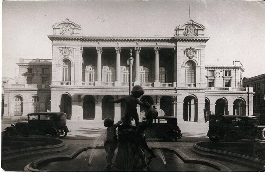 Teatro Municipal de Santiago en 1930
