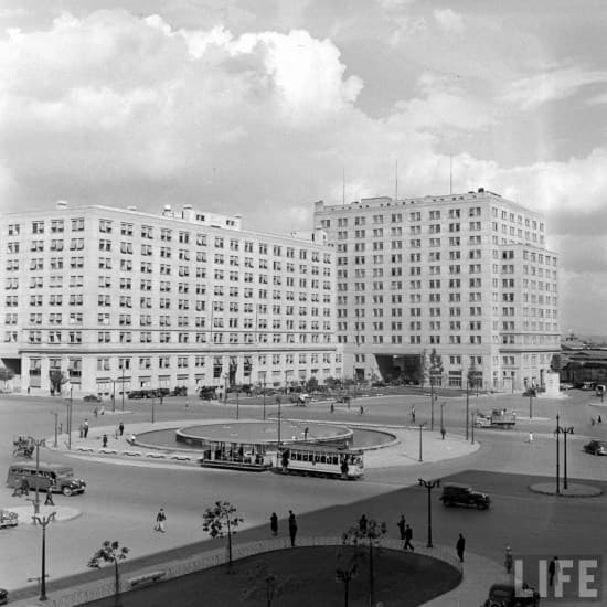Barrio Cívico de Santiago en el año 1941.