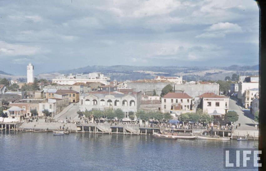 Valdivia y el Río Calle Calle en el año 1941