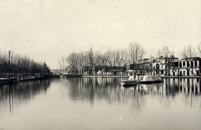 El Parque Forestal y su laguna en 1906