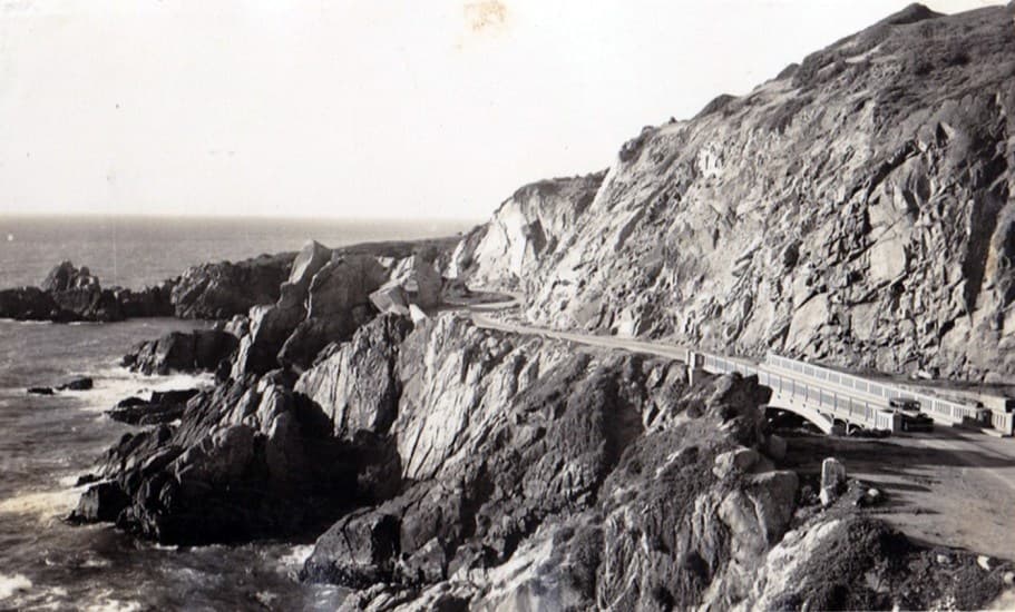 Camino costero Viña a Concón en los años 20s