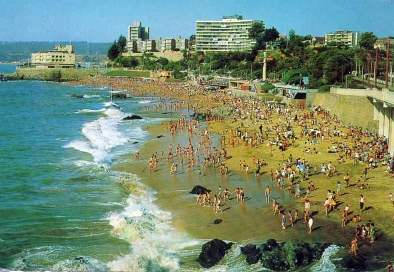 Caleta Abarca de Viña del Mar en los años ’60s.