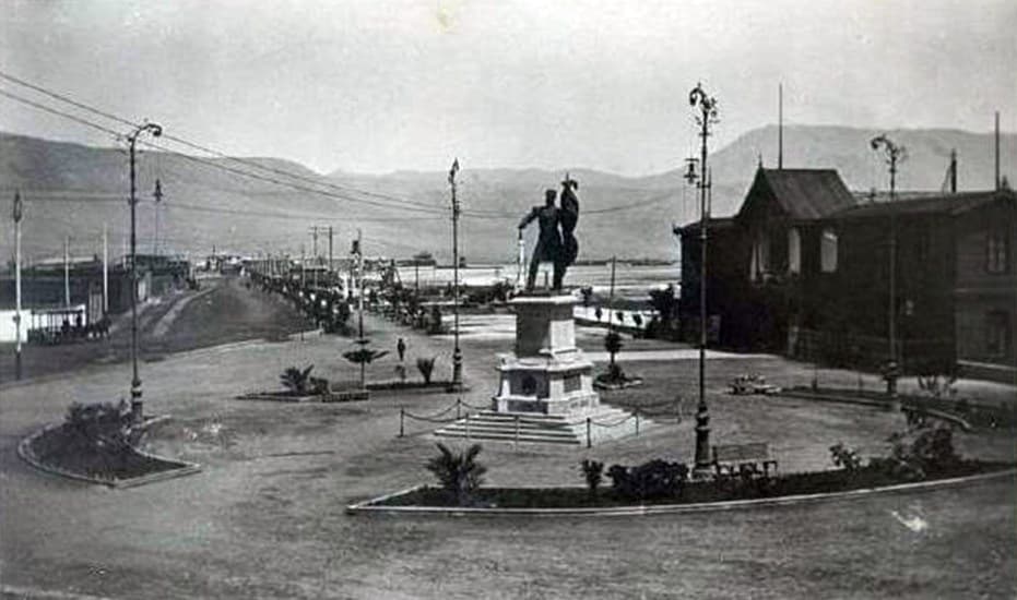 Avenida Cavancha de Iquique, 1910.