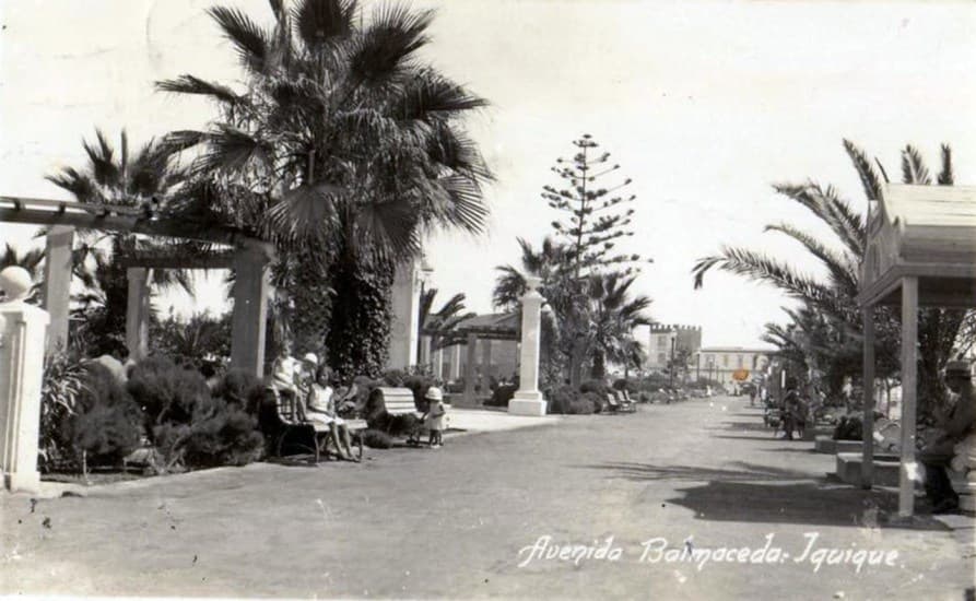 Avda. Balmaceda de Iquique en 1936.