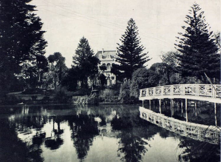 Parque de Lota, Concepción, en 1915