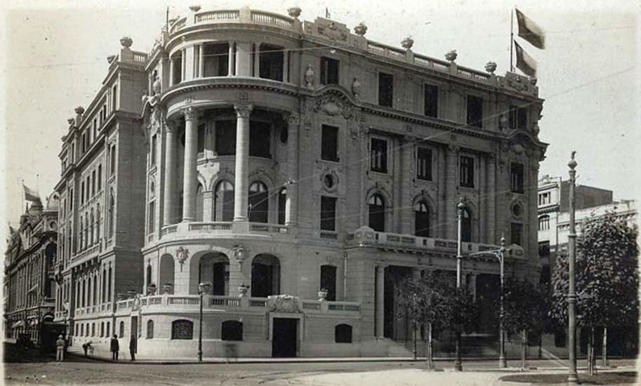 Club de la Unión en Alameda, década de 1920.