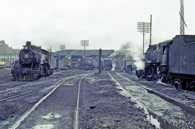Estación de Ferrocarriles de Concepción, Marzo de 1972.