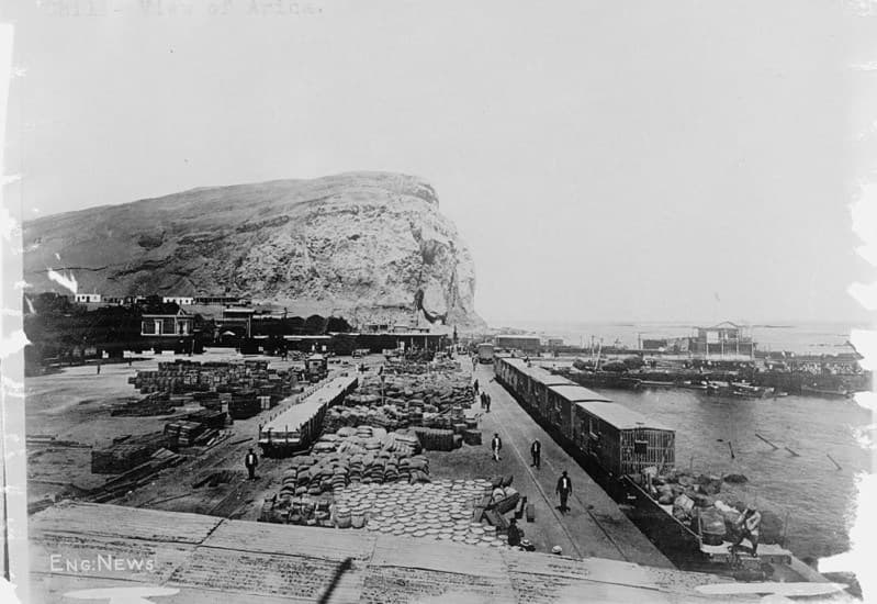 Vista de Arica entre 1908 1919