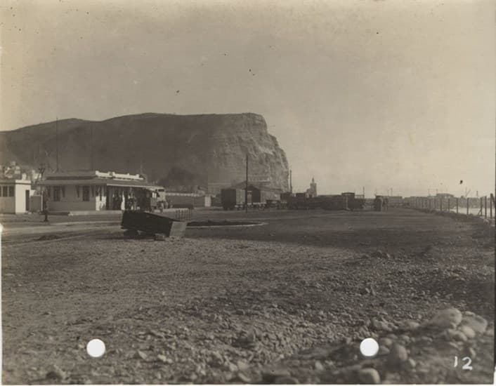 Estacion ferrocarriles de arica en 1929