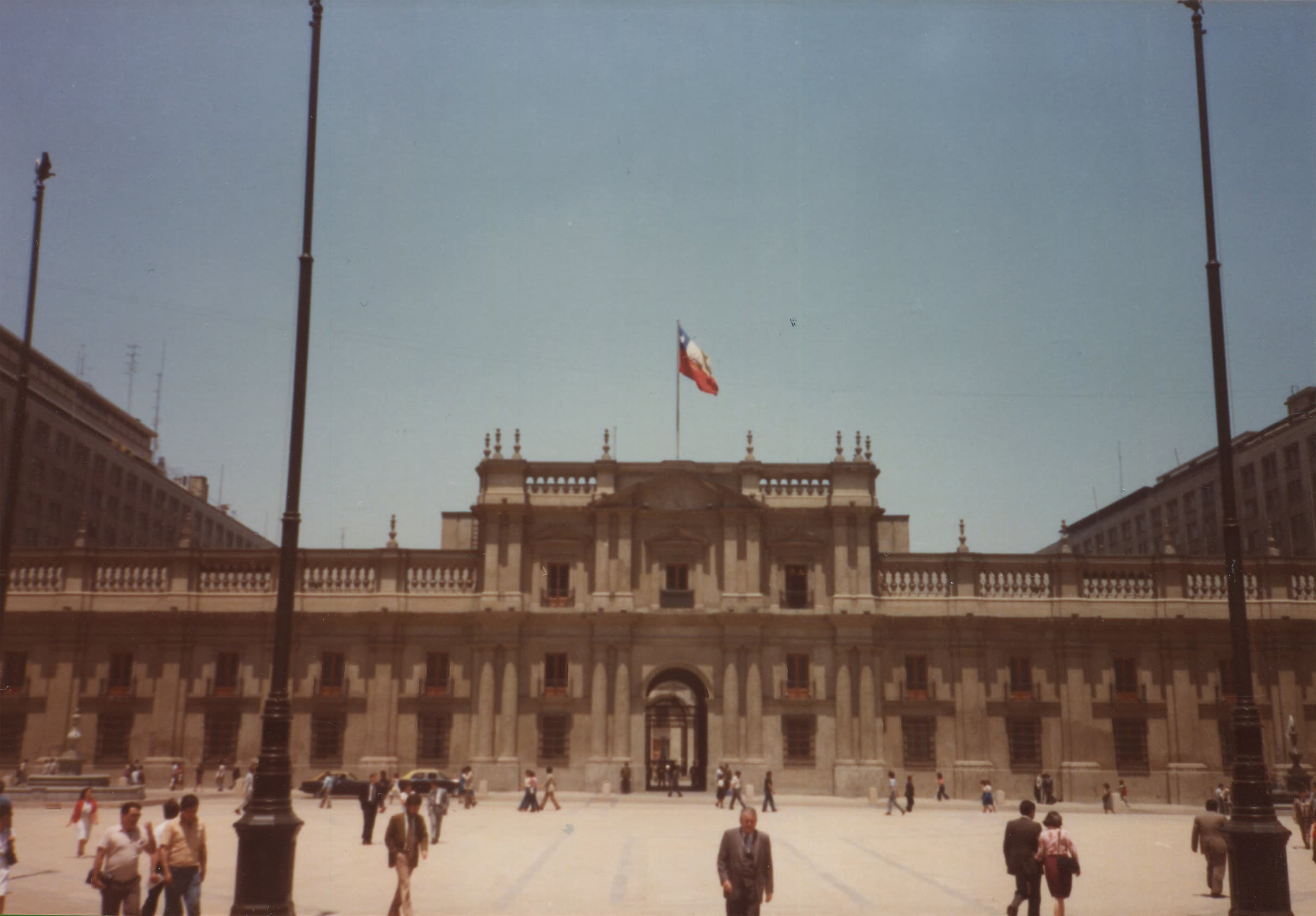 Palacio de La Moneda en 1983