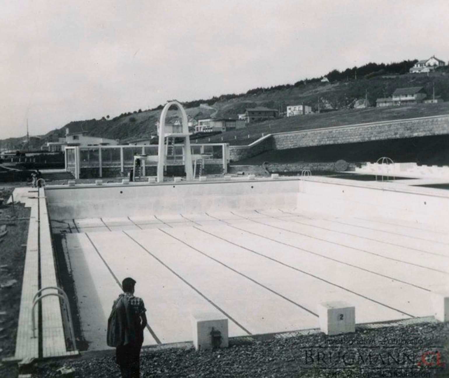 Piscina Rocas de Santo Domingo circa 1950