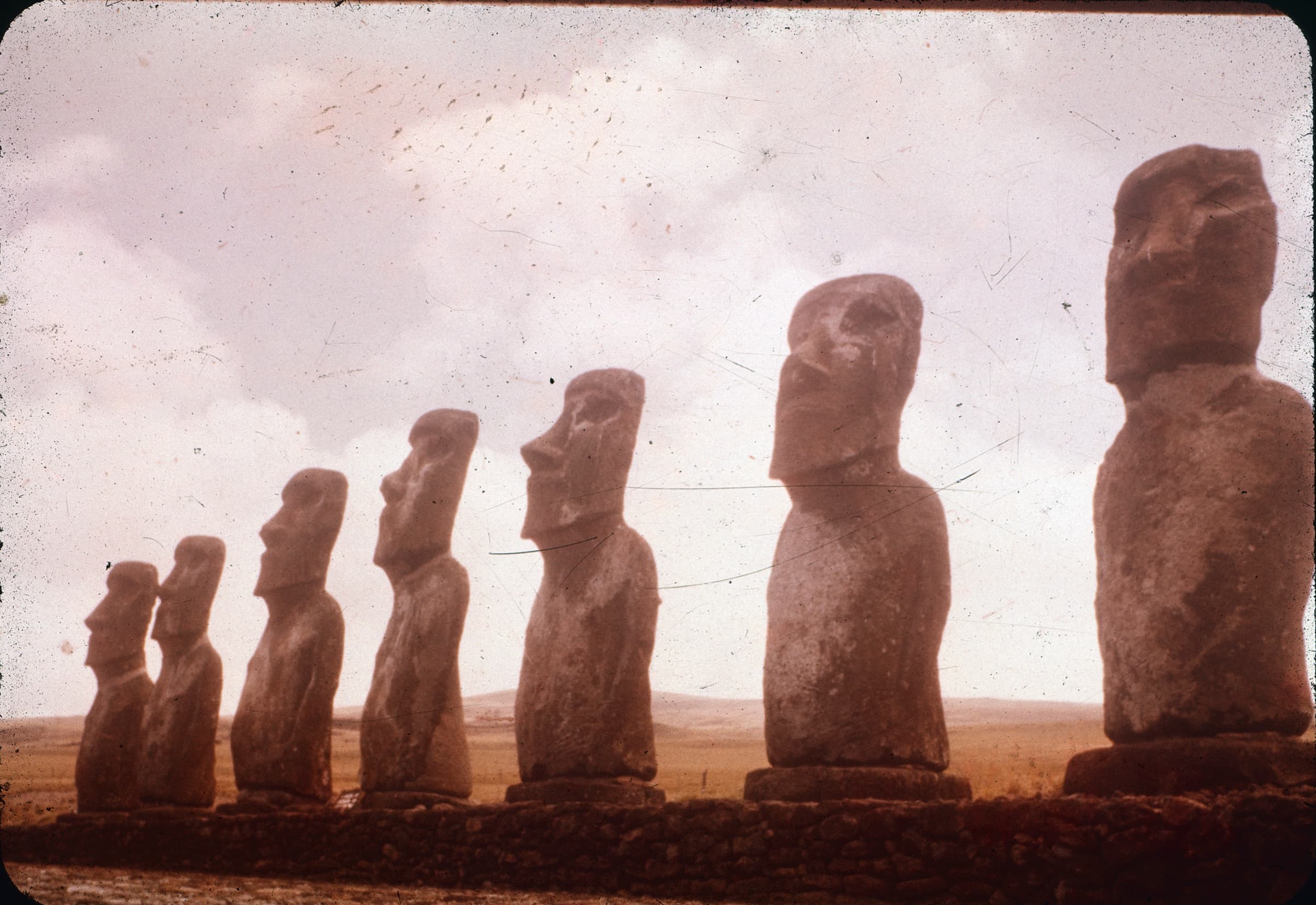 Isla De Pascua Ahu Tahai 60s
