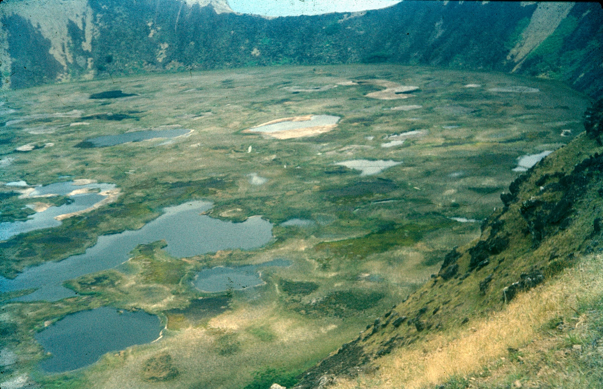 Rano Kau, Isla de Pascua 1960