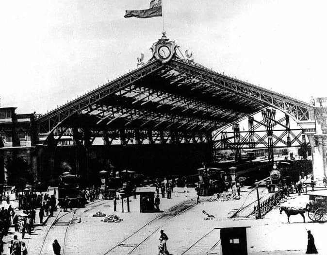 Estación Central en 1897