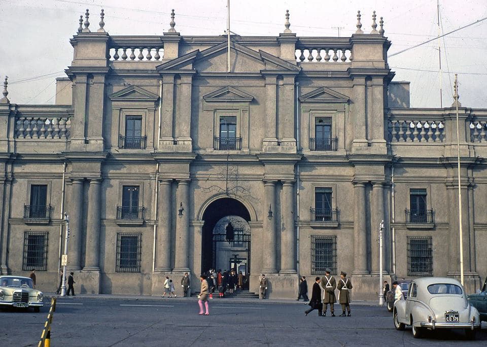 Palacio de la Moneda en 1967