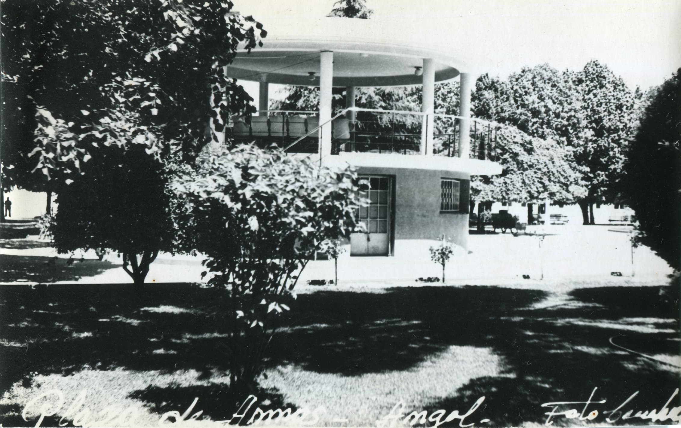 Plaza de Armas de Angol en 1959