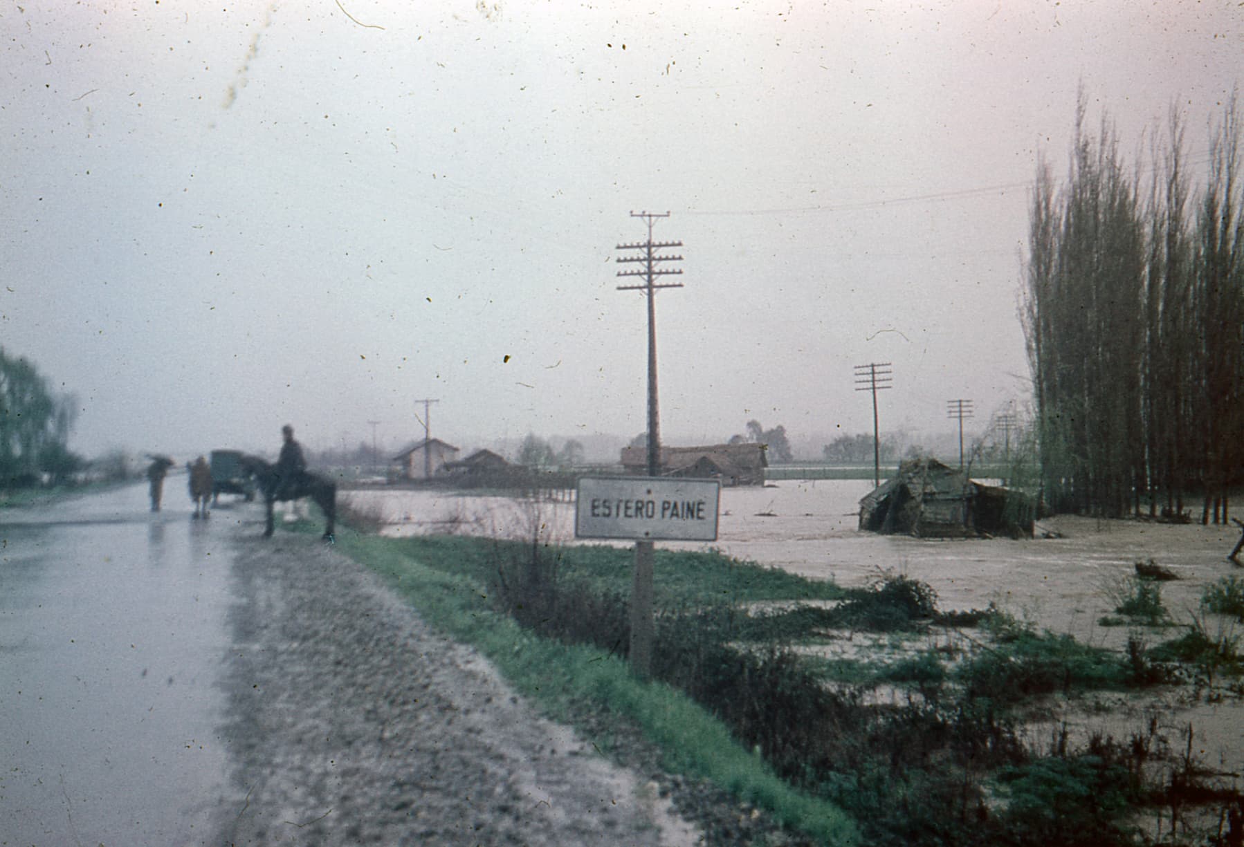 Salida del Estero Paine, Julio de 1953