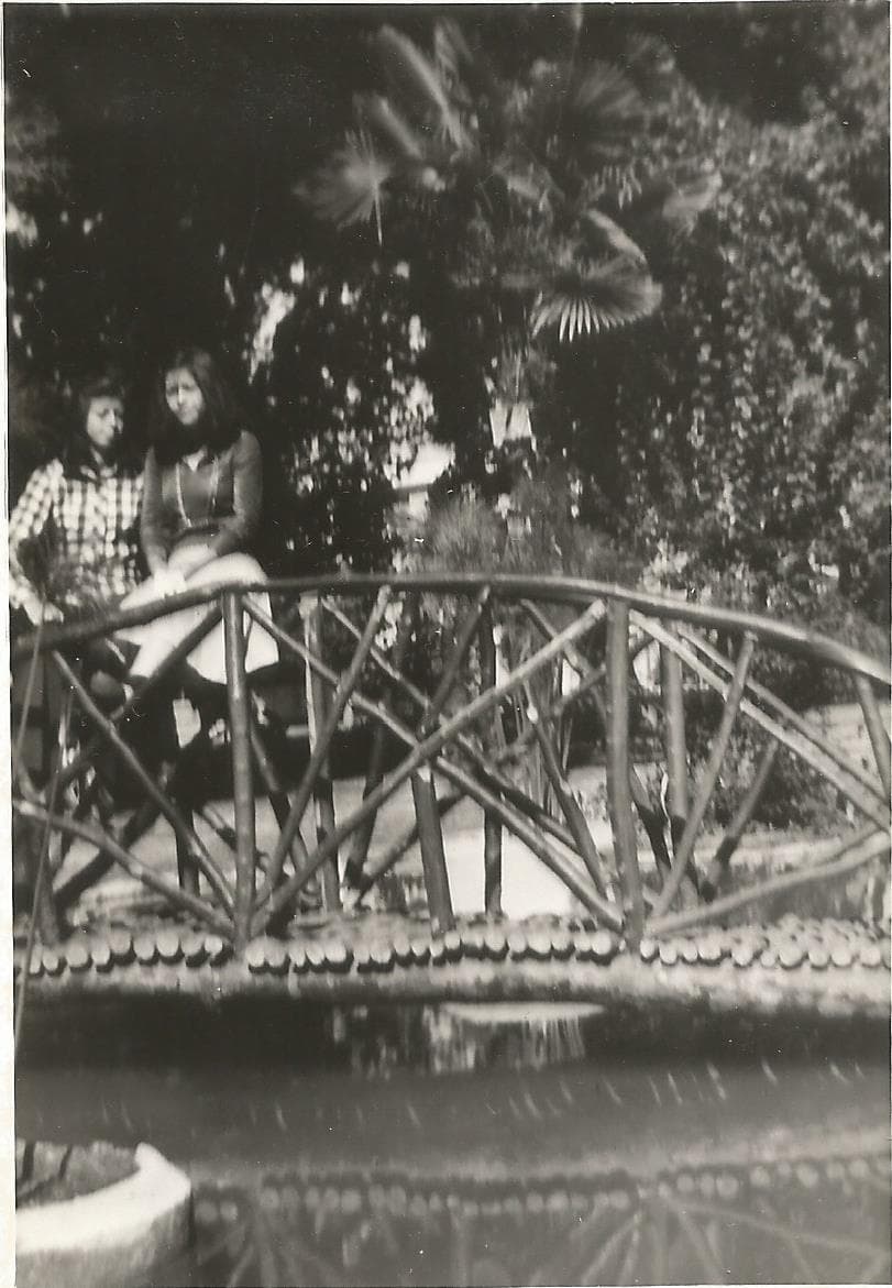 Puente de la Plaza Brasil de San Francisco de Limache, 1970