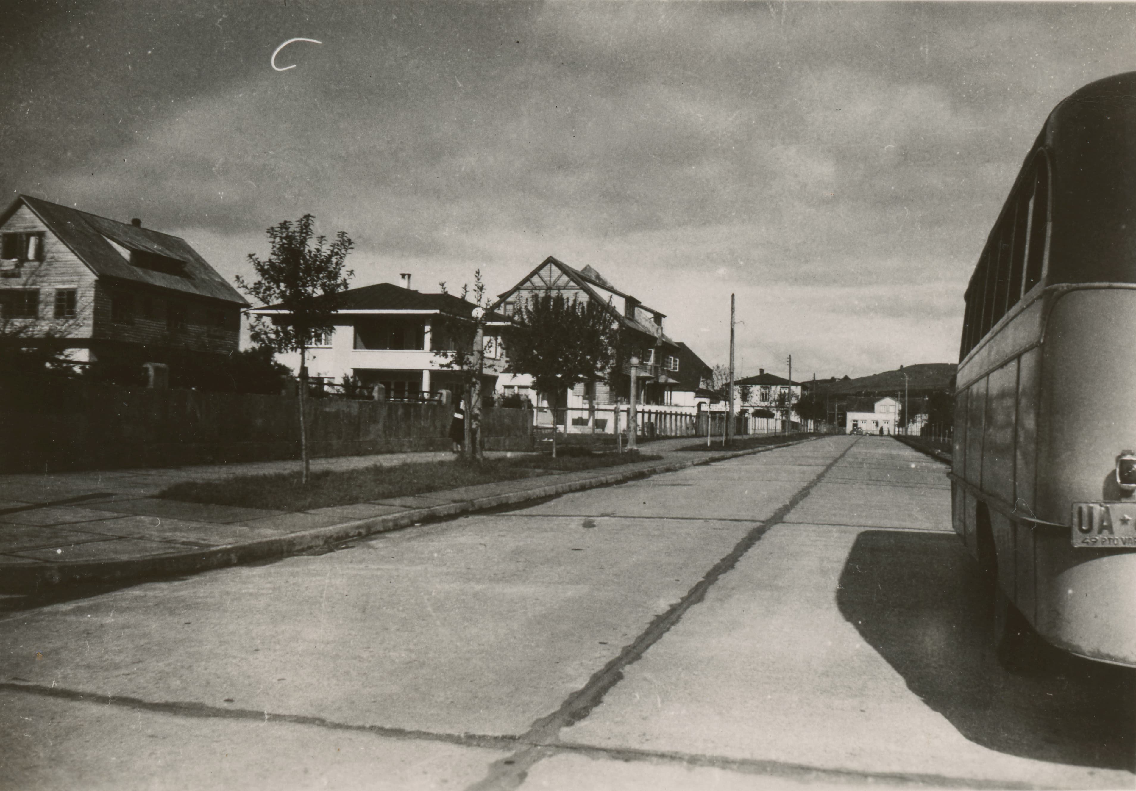Calle de Puerto Varas en 1949